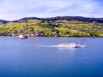 Box 20-minütiger Panoramaflug im Hubschrauber für 2 Personen ab Lausanne