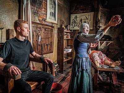 Box Eintrittsticket für das Berlin Dungeon für 1 Erwachsenen