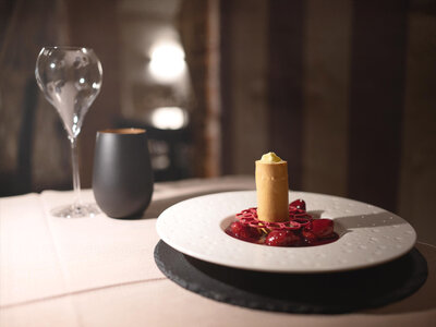 Ricercata cena con menù Degustazione e vini presso l'acclamato Ristorante Le Logge del Vignola