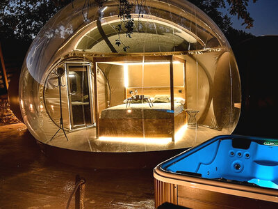 Caja Cortijo Colomo, Córdoba: 1 noche en burbuja bajo las estrellas para 2 personas