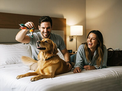 Cadeaubon Verblijf in diervriendelijk hotel met jouw huisdier!