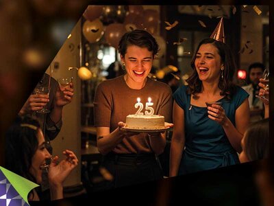 Cadeaubon Gelukkige 25e verjaardag!