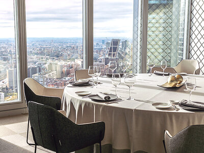 Caja regalo Menú degustación de 8 platos en Restaurante Élkar, el más alto de España