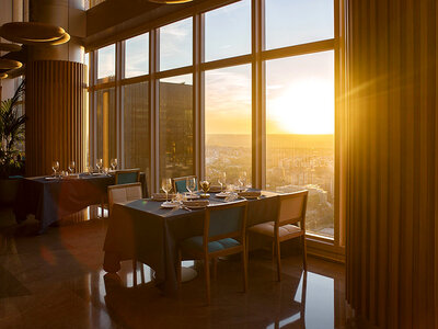 Caja Menú degustación de 8 platos en Restaurante Élkar, el más alto de España
