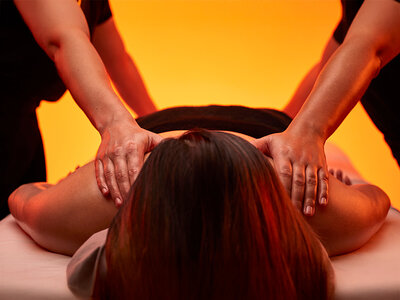 Caja Un tratamiento ayurvédico a cuatro manos en Lush Spa Madrid para 2 personas