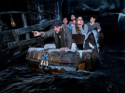 Geschenkbox Eintritt zum Hamburg Dungeon für 2 Erwachsene und 2 Kinder