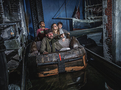 Box Eintritt zum Hamburg Dungeon für 2 Erwachsene und 1 Kind