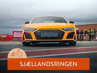 Gaveæske Kør racerbil: 4 omgange i Audi R8 på Sjællandsringen