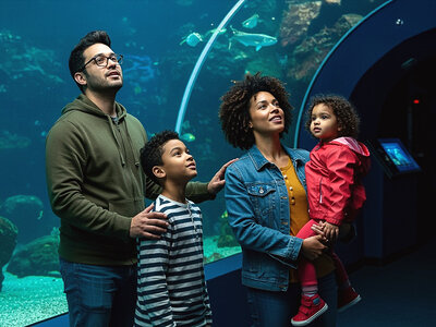 Geschenkbox Eintritt ins SEA LIFE Oberhausen für 2 Erwachsene und 2 Kinder