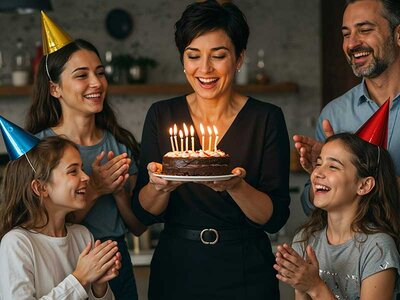 Caja regalo Feliz cumpleaños a la mejor mamá