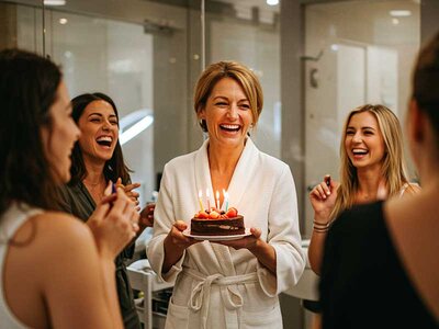 Caja regalo Cumpleaños para mimarse con un tratamiento de belleza