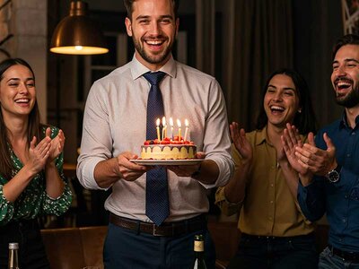 Caja regalo Feliz cumpleaños al mejor hermano