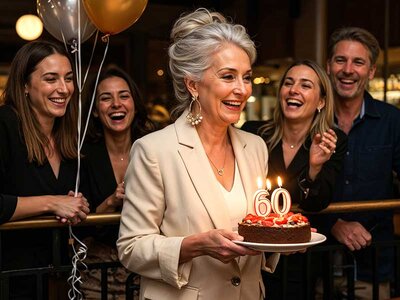 Coffret cadeau Joyeux anniversaire ! Pour femme 60 ans