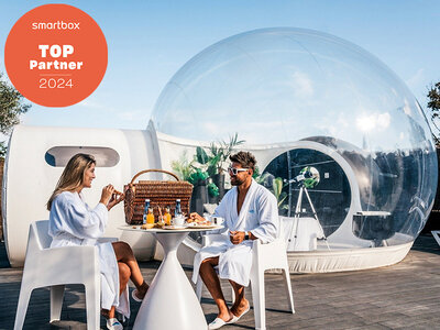 Caja regalo 1 noche con cena en burbuja premium Clean Air en Hotel Zielo de Levante