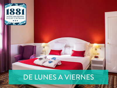 Caja regalo 1881 Hotel Balneario Vichy Catalan 3*: 2 noches, desayuno y acceso a spa para 2