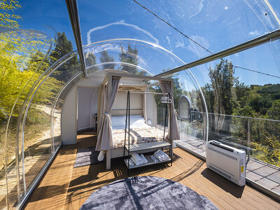 Cofanetto Notte magica in Bubble Suite: esperienza unica nelle Marche