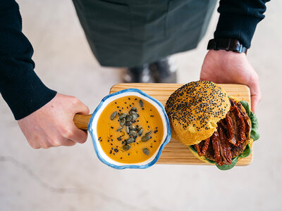 1 menú de hamburguesa para 2: puro placer en cada bocado