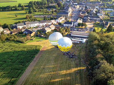 Limburg van boven: ballonvaart met champagne voor 1 persoon