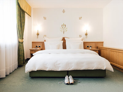 Cofanetto Lusso alpino in Trentino: 1 notte in Suite con Spa, cena gourmet e trattamento benessere all'Alpin Royal 4*