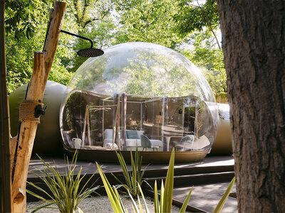 Cofanetto Glamping romantico in Abruzzo: 1 notte in Bubble Room con colazione in camera