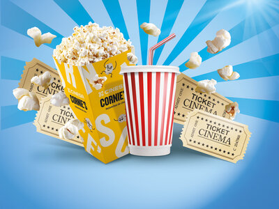 4 entradas de cine para 2 adultos y 2 niños