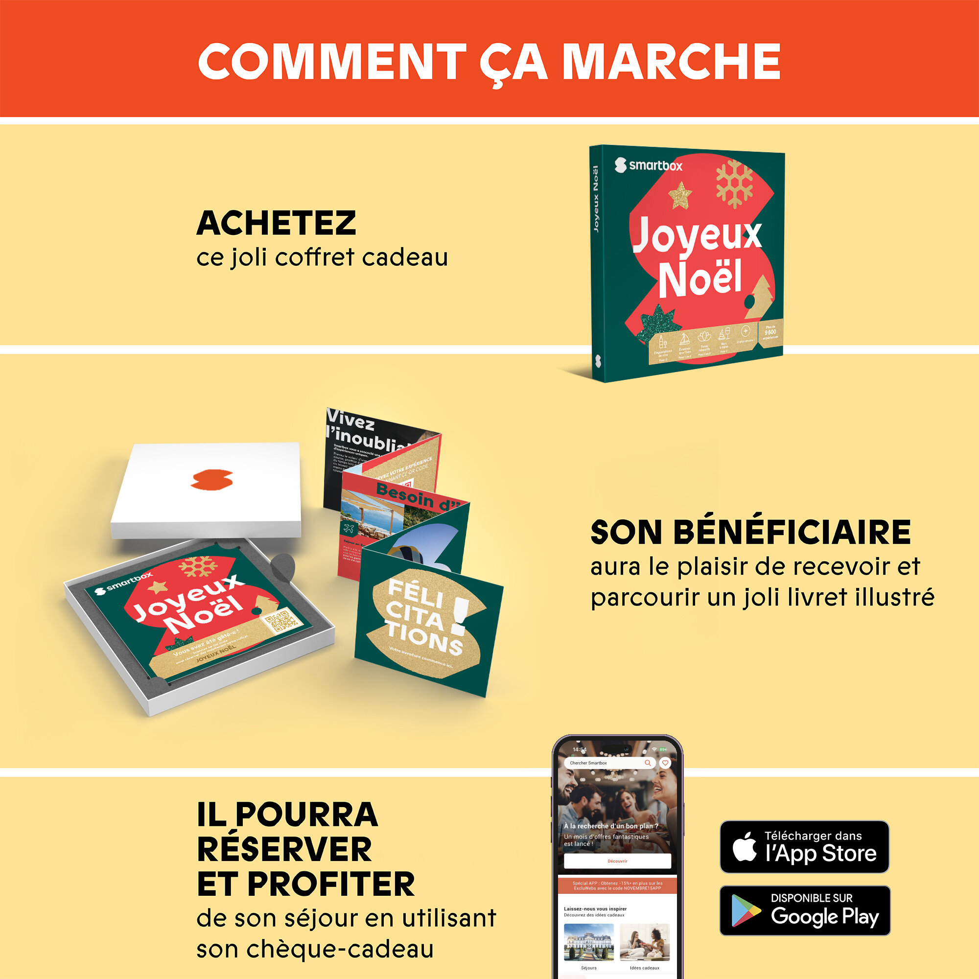 Coffret cadeau SmartBox Joyeux Noël pas cher