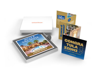Coffret Cadeau Smartbox "Mille E Una Notte Di Meraviglia" Pour 2 Personnes - Valeur 150€ - Valable Jusqu'en Mars 2026