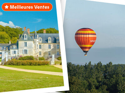 Coffret cadeau Séjour romantique et vol en montgolfière