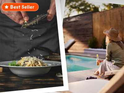 Cofanetto regalo Momenti di gusto e relax: 1 notte con pausa benessere e cena