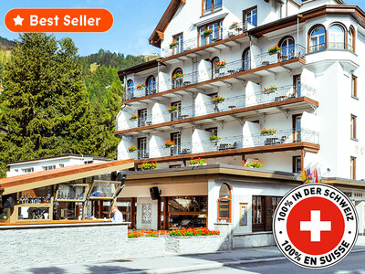 Geschenkbox Genuss in der Schweiz: 1 Übernachtung mit 3- oder 4-Gänge-Abendessen