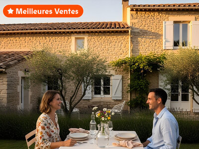 Coffret cadeau Escapade de 2 jours à la campagne avec dîner gourmand