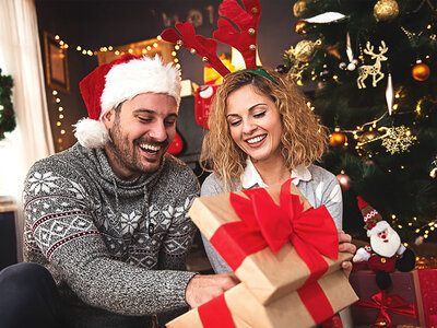 Coffret cadeau Délices de Noël : séjours, activités et aventures en couple