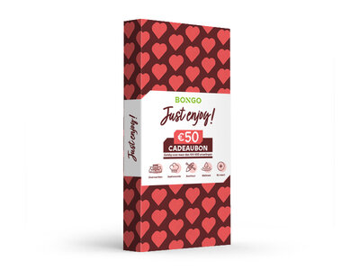 Cadeaubon Cadeaukaart Just enjoy ! Love - € 50
