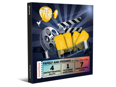 Cofanetto regalo CINEMA PATHE - 4 biglietti