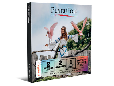 Coffret cadeau Séjour au Puy du Fou 2026 - 2 jours et 1 nuit à l'hôtel Le Grand Siècle pour 2 adultes