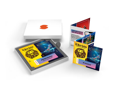 Caja El Rey León o Cenicienta - Entradas para 2