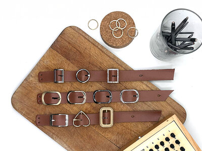 Coffret cadeau Atelier de maroquinerie : création d'une ceinture en cuir pour 1 personne