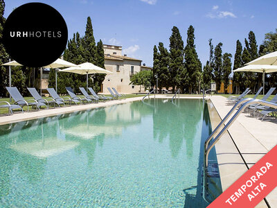 Caja regalo Hotel URH Molí del Mig 4*, Girona: 1 noche, acceso a spa y cena para 2