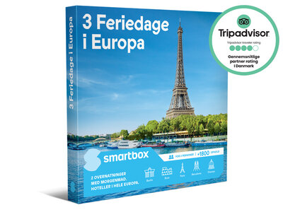 Gaveæske 3 Feriedage i Europa