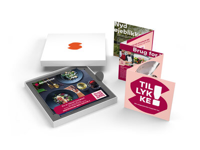 Boks Gastronomi med vin for 2