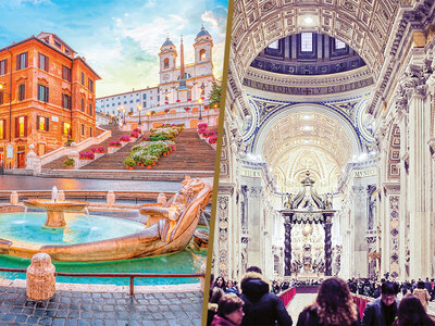 Coffret cadeau 3 jours à Rome avec visite guidée des lieux incontournables du Vatican