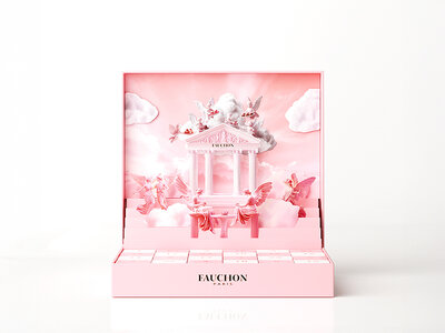 Coffret cadeau Calendrier de l'Avent Puzzle avec Fauchon : 70 confiseries