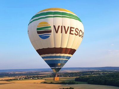 Coffret Vol en montgolfière & délices du terroir en le week-end près de Reims