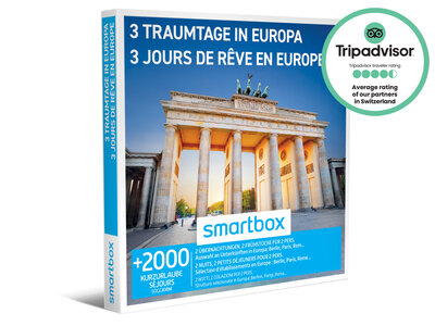 Cofanetto regalo 3 giorni da sogno in Europa