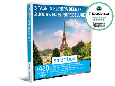 Geschenkbox 3 Tage in Europa Deluxe