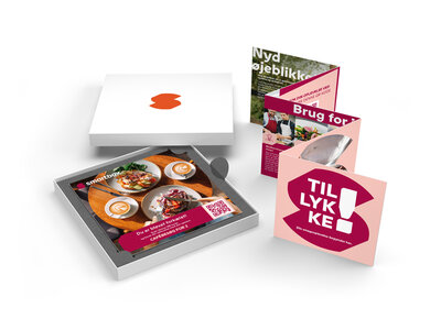 Boks Cafébesøg for 2