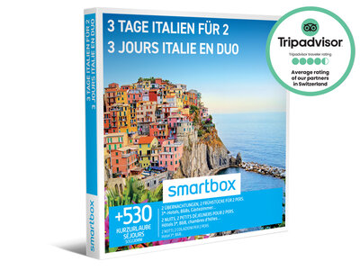 Cofanetto regalo 3 giorni in Italia per due