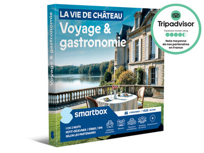 Coffret cadeau La vie de château - Voyage & gastronomie