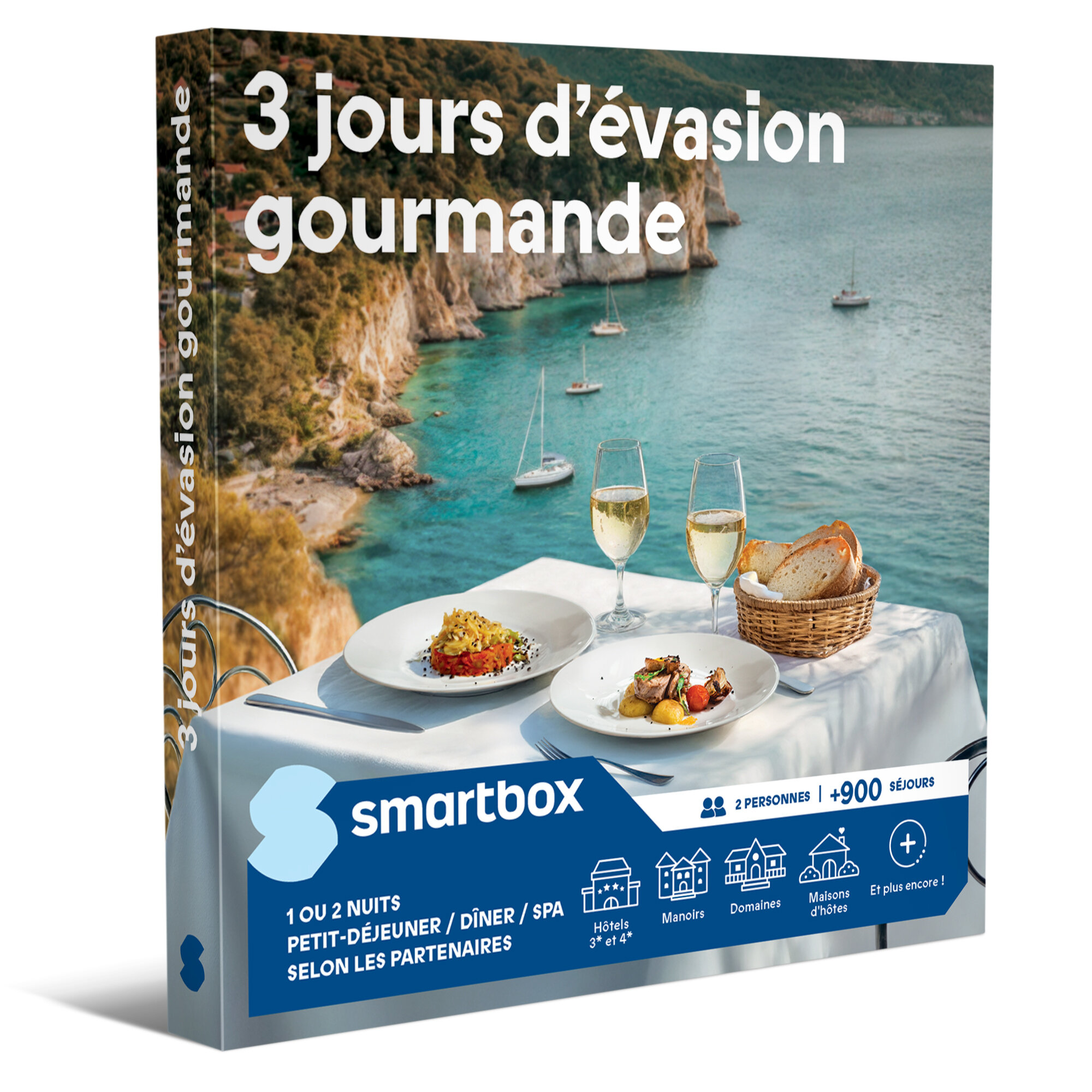 Wonderbox 3 jours châteaux et belles demeures - Coffret cadeau (465