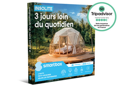 Coffret cadeau Insolite 3 jours loin du quotidien